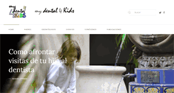 Desktop Screenshot of mydental4kids.com